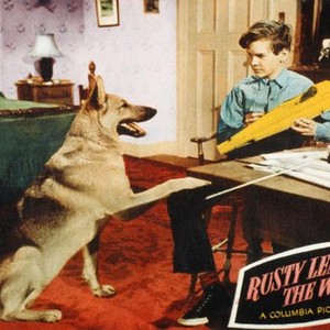 RUSTY LEADS THE WAY, Ted Donaldson, Flame the dog, 1948
