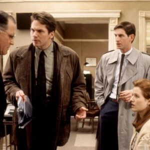 THE GUN IN BETTY LOU'S HANDBAG, Eric Thal (second from left), Ray McKinnon, Penelope Ann Miller, 1992, (c)Buena Vista Pictures
