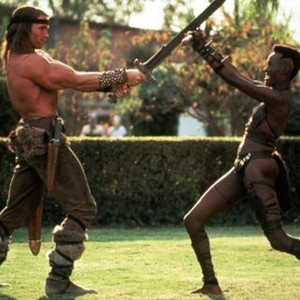 CONAN THE DESTROYER, Arnold Schwarzenegger, Grace Jones, 1984