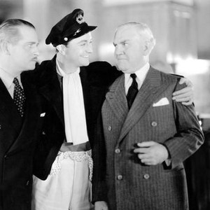 VAGABOND LADY, from left: Reginald Denny, Robert Young, Berton Churchill, 1935