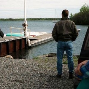 LOST & FOUND, FROM LEFT, JUSTIN KELLY, GREG BRYK, KIM SELBY, 2016. PH: MELISSA CONNORS. ©SONY PICTURES HOME ENTERTAINMENT