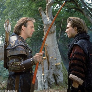 Kevin Costner as Robin of Locksley and Christian Slater as Will Scarlett. photo 6
