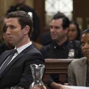 Law & Order: Special Victims Unit, Pablo Schreiber (L), Renee Elise Goldsberry (R), 'Psycho/Therapist', Season 15, Ep. #10, 01/08/2014, ©NBC