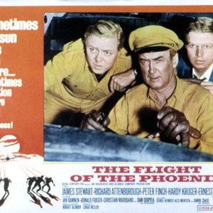FLIGHT OF THE PHOENIX, THE, Richard Attenborough, James Stewart, Hardy Kruger, 1965