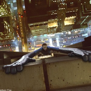 Reed Richards/Mr. Fantastic uses his super-flexibility to scale new heights in his battle against the evil Dr. Doom.