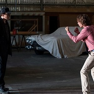 (L-R) John Cusack as Simon Keller and Thomas Jane as Peter Roberts in "Drive Hard." photo 2