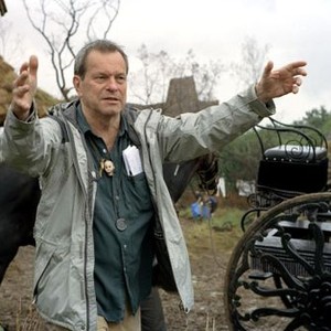 THE BROTHERS GRIMM, director Terry Gilliam on set, 2005, (c) Dimension Films