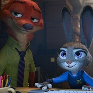 (L-R) Nick Wilde and Judy Hopps in "Zootopia."
