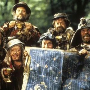 TIME BANDITS, top: Malcolm Dixon, Tiny Ross, second row: Mike Edmonds, Kenny Baker, David Rappaport, Jack Purvis, 1981. TM and ©Copyright Twentieth Century Fox. All rights reserved.