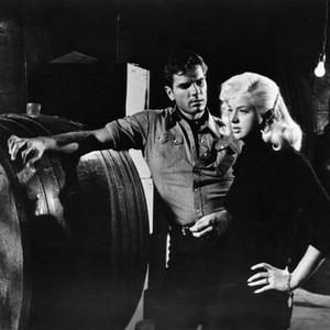THE UNHOLY WIFE, from left, Tom Tryon, Diana Dors, 1957