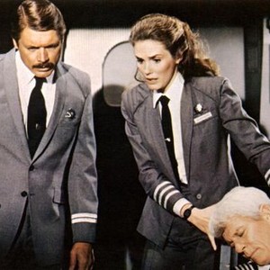 AIRPLANE II: THE SEQUEL, Chad Everett, Julie Hagerty, Peter Graves, 1982, (c) Paramount