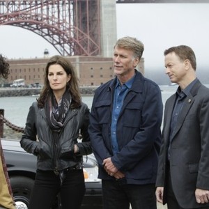 CSI: New York, from left: Trent Garrett, Sela Ward, Peter Horton, Gary Sinise, '2,918 Miles', Season 9, Ep. #3, 10/12/2012, ©CBS
