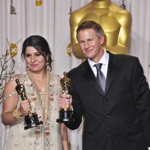 Sharmeen Obaid-Chinoy, Daniel Junge, winners of Best Documentary Short Award for Saving Face in the press room for The 84th Annual Academy Awards - Oscars 2012 - Press Room 2, Hollywood  Highland Center, Los Angeles, CA February 26, 2012. Photo By: Gregori