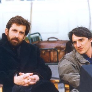 THE SECOND TIME, (aka LA SECONDA VOLTA), from left: producer Nanni Moretti, director Mimmo Calopresti, on set, 1995. ©Lucky Red