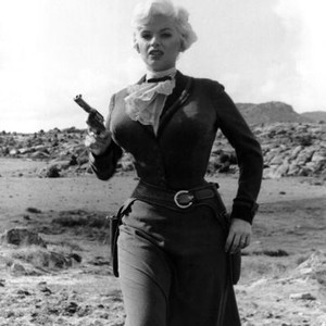 THE SHERIFF OF FRACTURED JAW, Jayne Mansfield, 1958, TM & Copyright (c) 20th  Century Fox Film Corp. All rights reserved.
