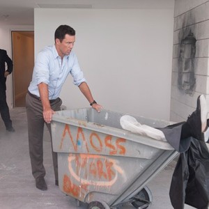 Burn Notice, Jay Karnes (L), Jeffrey Donovan (R), 'Out of the Fire, Part 1', Season 4, Ep. #17, 12/16/2010, ©USA
