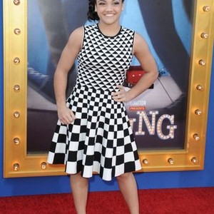 Laurie Hernandez at arrivals for SING Premiere, L.A. Live, Los Angeles, CA December 3, 2016. Photo By: Dee Cercone/Everett Collection