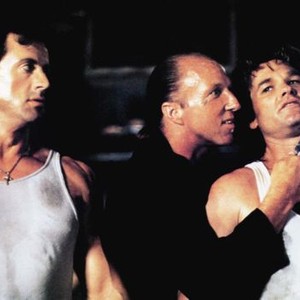 TANGO & CASH, from left: Sylvester Stallone, Brion James, Kurt Russell, 1989, © Warner Brothers