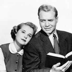 DEAR BRAT, from left: Mona Freeman, Lyle Bettger, 1951