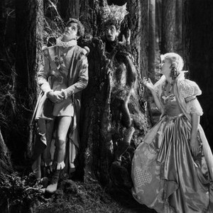 A MIDSUMMER NIGHT'S DREAM, from left: Ross Alexander, Victor Jory as Oberon, Jean Muir, 1935 amsnd1935-fsct006, (amsnd1935-fsct006)
