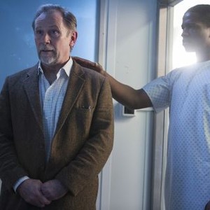 Humans, Danny Webb (L), Sope Dirisu (R), 'Episode 108', Season 1, Ep. #8, 08/16/2015, ©AMC