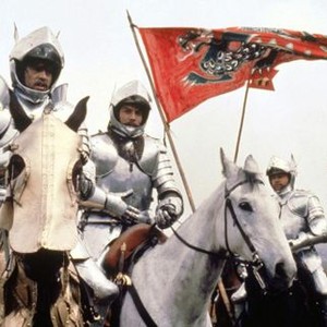 EXCALIBUR, Nigel Terry as King Arthur, Nicholas Clay as Lancelot, 1981. ©Orion Pictures Corp