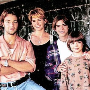 Joey Lawrence, Melinda Culea, Matthew Lawrence and Andrew Lawrence (from left)