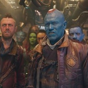 GUARDIANS OF THE GALAXY, from left: Sean Gunn, Michael Rooker, 2014./©Walt Disney Studios Motion Pictures