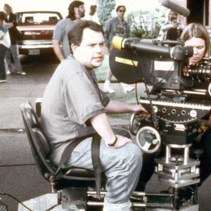 DR. GIGGLES, director Manny Coto on set, 1992, (c)Universal