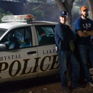FRIDAY THE 13TH, from left: producers Bradley Fuller, Andrew Form, on set, 2009. ©New Line Cinema