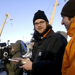 TRANSSIBERIAN, director Brad Anderson (second from right), on set, 2008. ©First Look International