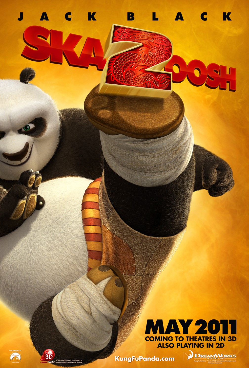 Kung Fu Panda 2 Official Clip Dragon Costume Fight Trailers