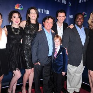 Ana Nogueira, Juliette Goglia, Betsy Brandt, Michael J Fox, Conor Romero, Jack Gore, Wendell Pierce, Katie Finneran, Cast of Michael J Fox show at arrivals for NBC''s 2013 Fall Launch Party, Le Bain, New York, NY September 16, 2013. Photo By: Gregorio T. B