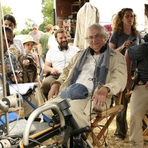 IN THE ELECTRIC MIST,  director Bertrand Tavernier (front center), Tommy Lee Jones (right), on set, 2009. ©Image Entertainment