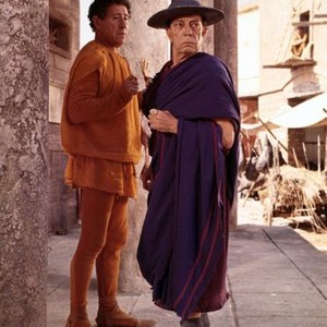 A FUNNY THING HAPPENED ONTHE WAY TO THE FORUM, Jack Gilford, Buster Keaton, 1966