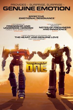 Transformers One poster