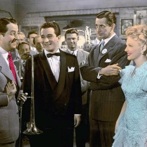 IF I'M LUCKY, from left, Phil Silvers, Perry Como, Reed Hadley, Vivian Blaine, 1946, ©20th Century Fox, TM & Copyright