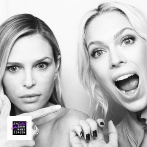 The Late Late Show With James Corden, Sara Foster (L), Erin Foster (R), 03/23/2015, ©CBS