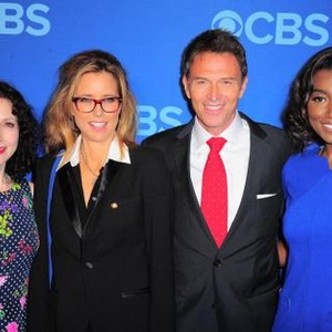 Bebe Neuwirth, Tea Leoni, Tim Daly, Patina Miller at arrivals for CBS Network Upfronts 2014, Lincoln Center, New York, NY May 14, 2014. Photo By: Gregorio T. Binuya/Everett Collection