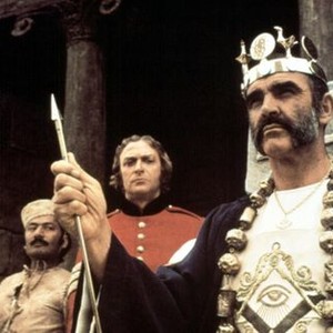 MAN WHO WOULD BE KING, THE, Saeed Jaffrey, Michael Caine, Sean Connery, 1975