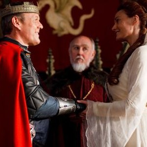 Merlin, Anthony Head (L), Michael Cronin (C), Sarah Parish (R), 'Beauty and The Beast - Part 1', Season 2, Ep. #5, 04/30/2010, ©BBCAMERICA