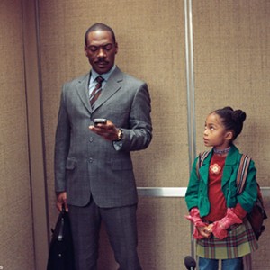 (L-R) Eddie Murphy as Evan Danielson and Yara Shahidi as Olivia Danielson in "Imagine That." photo 16