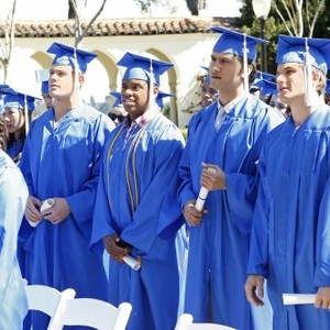 90210, from left: Trevor Donovan, Tristan Wilds, Michael Steger, Matt Lanter, 'To The Future!', Season 3, Ep. #22, 05/16/2011, ©KSITE