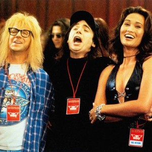 WAYNE'S WORLD 2, from left: Dana Carvey, Mike Myers, Tia Carrere, 1993, © Paramount