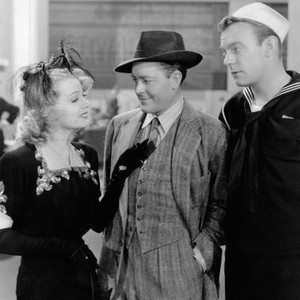 HI DIDDLE DIDDLE, from left: June Havoc, Barton Hepburn, Dennis O'Keefe, 1943