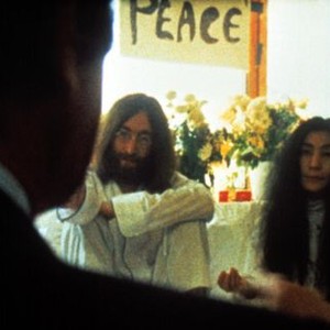 IMAGINE: JOHN LENNON, Al Capp, John Lennon, Yoko Ono, 1988, photo from the Bed-In for Peace in Montreal, 1969