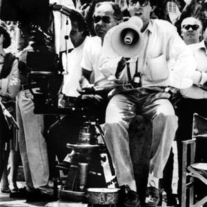 CINEMA PARADISO, director Giuseppe Tornatore on the set, 1989