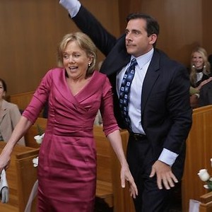 The Office, Linda Purl (L), Steve Carell (R), 'Roy's Wedding', Season 9, Ep. #2, 09/27/2012, ©NBC