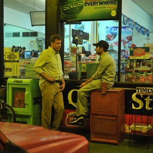 (L-R) Will Ferrell and Dan Rush on the set of "Everything Must Go."