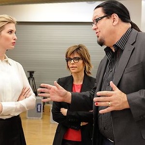 The Apprentice, Ivanka Trump (L), Lisa Rinna (C), Penn Jillette (R), 'Ahab's In Charge, And He's Gone Mad', Celebrity Apprentice All-Stars, Ep. #9, 04/28/2013, ©NBC